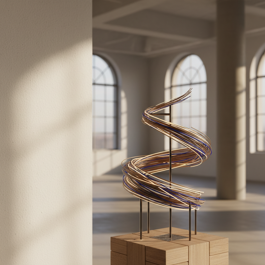 Abstract conceptual illustration of capital allocation flowing into intangible asset investment categories