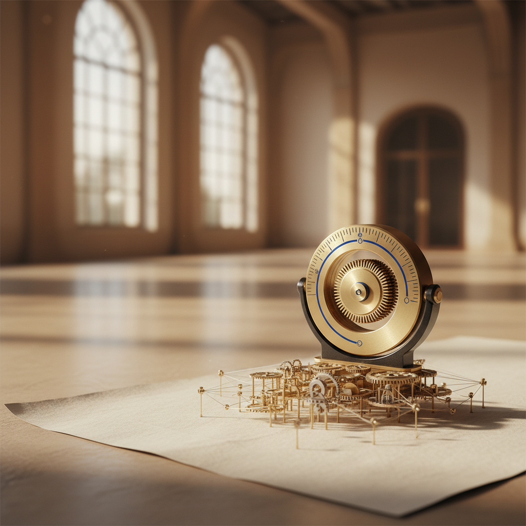 Abstract representation of the measurement layer the AI economy requires — driver-level view of intangible capital formation