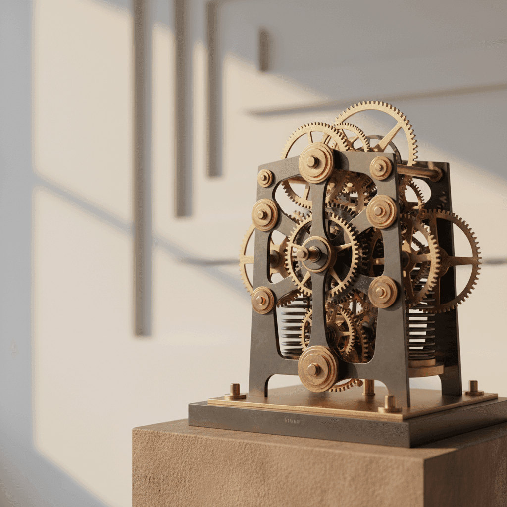 Abstract editorial composition representing R&D capitalisation under IAS 38